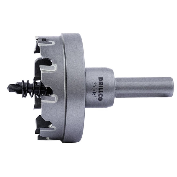 Drillco 1.7/8 " x 3/16" DOC Carbide Tipped Hole Cutter 95CT256 - main